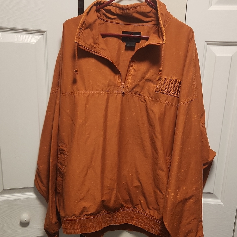 Air Jordan Copper Distress Embroidered Jacket